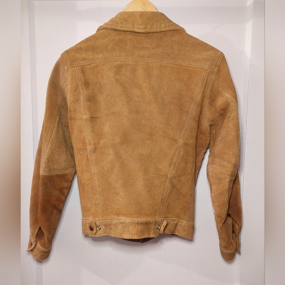 Pre-Owned Vintage 1960s Levi's Big E Suede Leather Jacket | Size XS - Picture 2 of 11